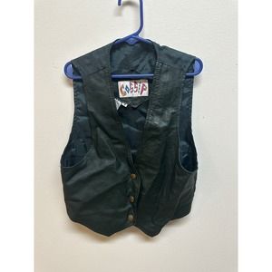 Boys Gossip Vest | Leather | Size Small